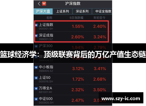 篮球经济学：顶级联赛背后的万亿产值生态链